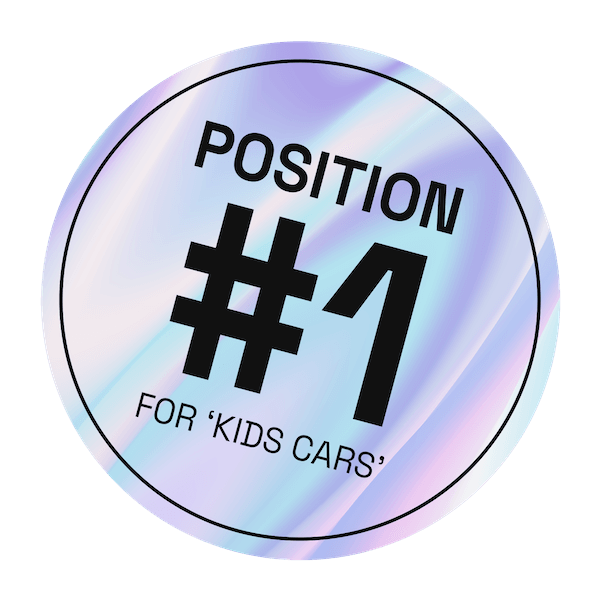 kids cars rank 1 Shopify SEO